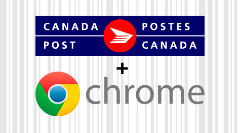 Chrome Extension for Canada Post that adds a bar code on the tracking page